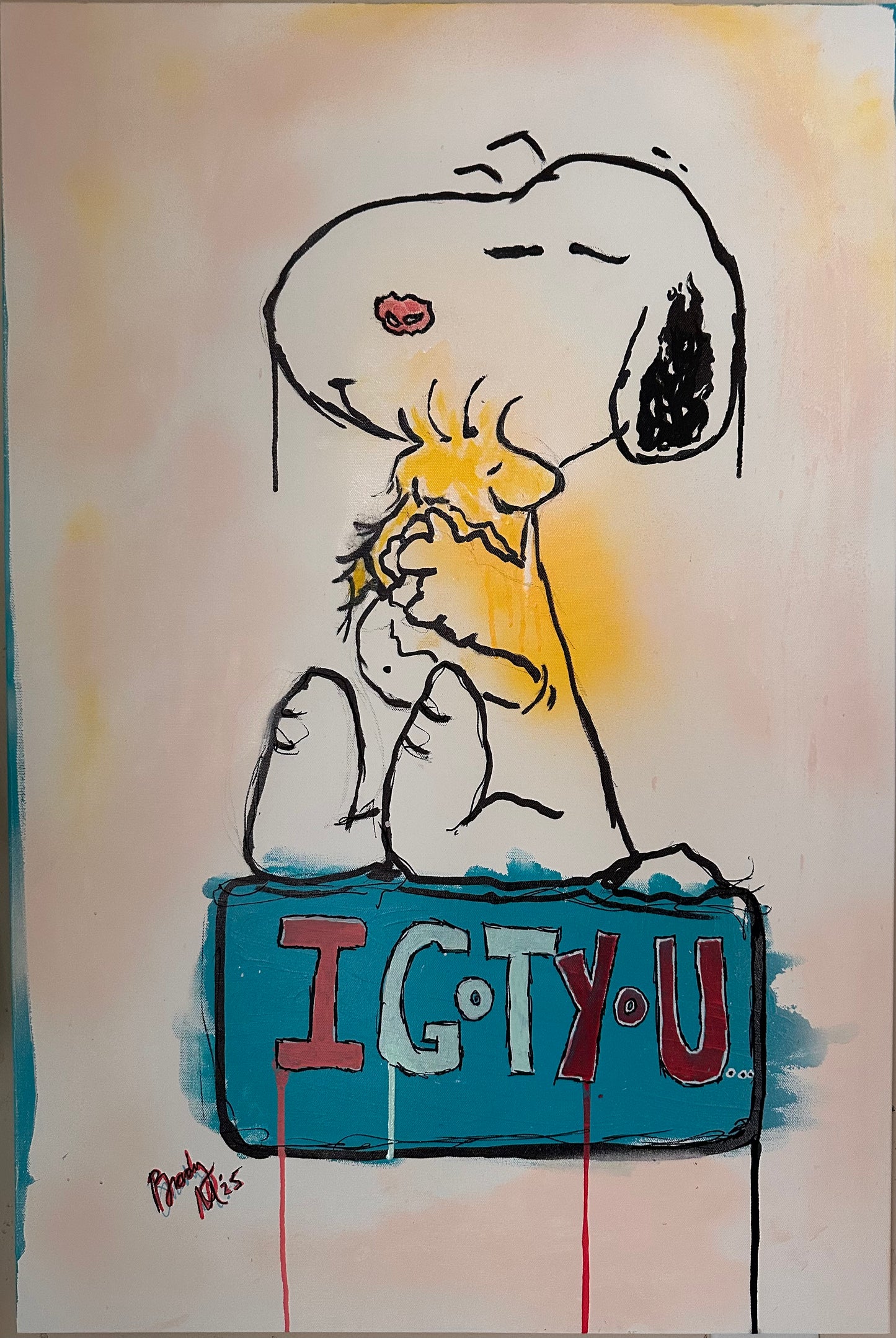 Vintage Snoopy - PAINTING FOR SALE